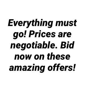 Everything must go!
